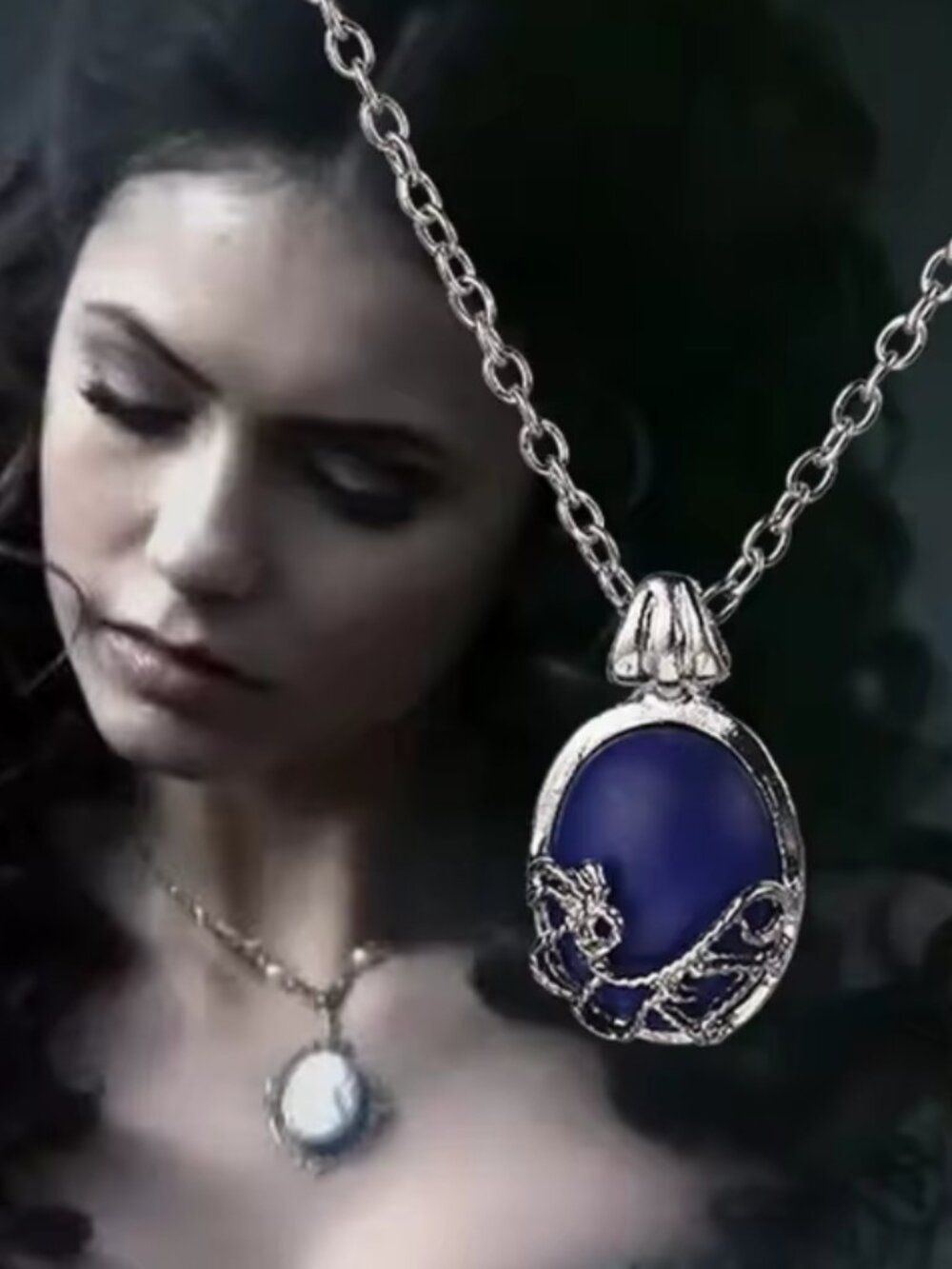 The Vampire Diaries Katherine Necklace Vintage Pendant